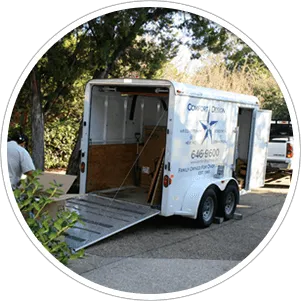 Damiani's Comfort Design equipment trailer